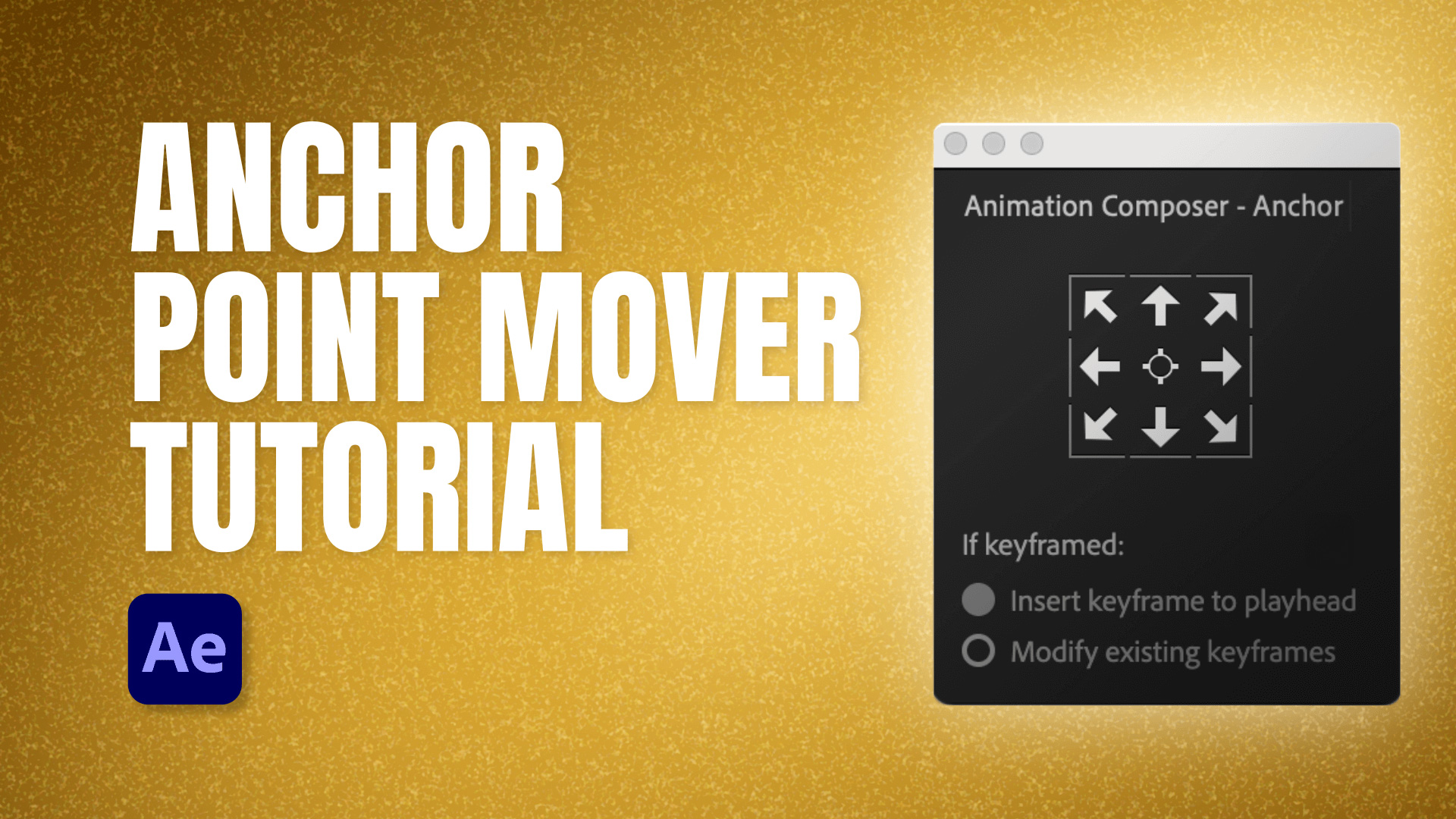 Keyframe Wingman Tutorial